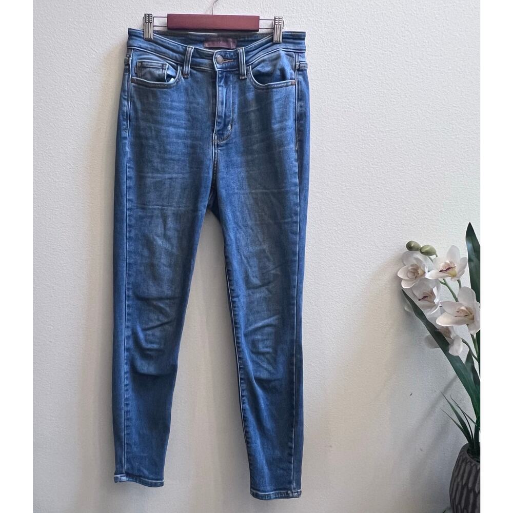 Judy Blue High Rise Skinny Jean Women's Size 3/26 Light Wash Stretch‎ Denim